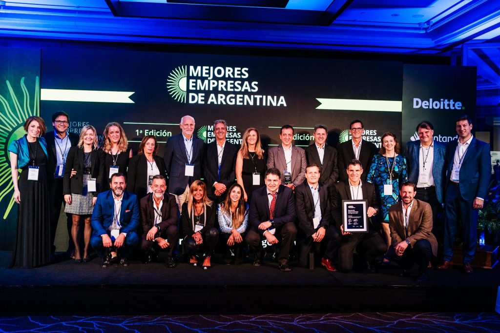 Ganadores del premio Mejores Empresas de Argentina